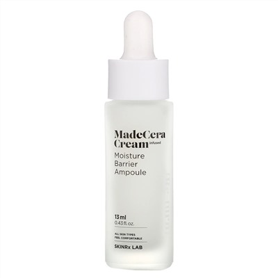 SkinRx Lab, MadeCera Cream, Moisture Barrier Ampoule, 0.43 fl oz (13 ml)