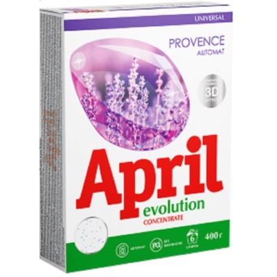 Стиральный порошок универсальный Evolution 3D Автомат PROVENCE 400г
