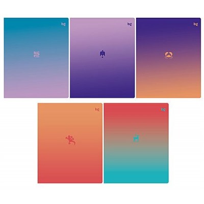 Тетрадь  40л линия "Градиент" эконом Т5ск40 60304 BG