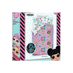 КПБ 1.5 поплин "LOL Surprise!" Neon (70х70) Glow