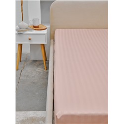 Простыня Микрофибра Страйп - Пудра