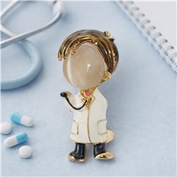 Брошь доктор, арт.007.314