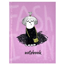 Записная книжка 48л. А6 "Модница" 117х151 мм, 48 л., твёрдый переплёт, полноцветная печать