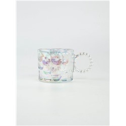 Кружка новогодняя стеклянная «С Новым годом!», 300 мл, голография