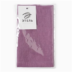 Салфетка «Этель», розовая, 30×40 см,100% лён 170 г/м²