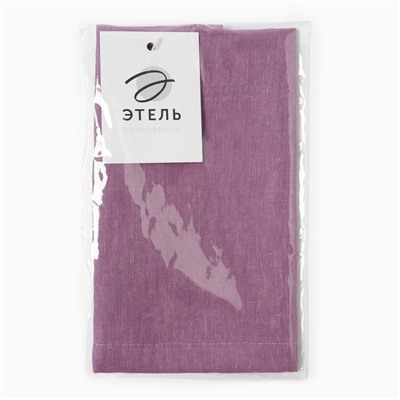 Салфетка «Этель», розовая, 30×40 см,100% лён 170 г/м²