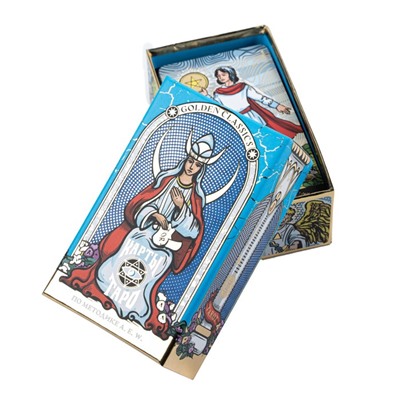 Таро «Golden classics» золотые, 78 карт (6×11 см), 16+