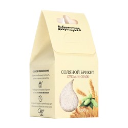 Соляной брикет куб "Хмель и Солод" 200 г "Добропаровъ"