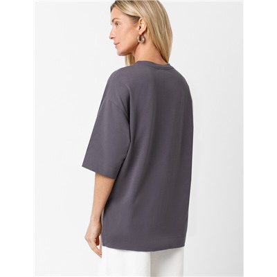 Футболка свободного кроя с авторским принтом