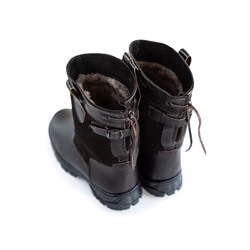 Сапоги мужские Барс, коричневые, на литой подошве