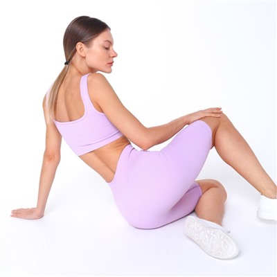 Топ спортивный женский Little Secret, лиловый, размер 42 (S)