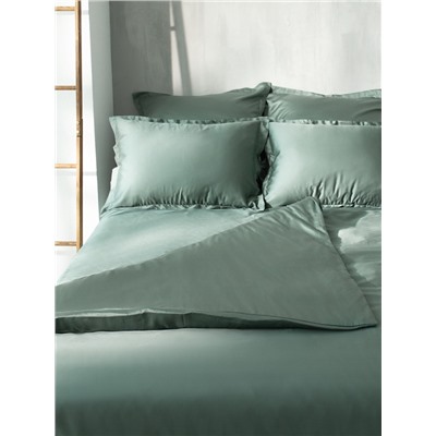 Пододеяльник 1.5-спальный SL Home, 150×220 см, оливковый, тенсель