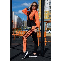 Комплект 8133 (толстовка_топ) (Розовый)