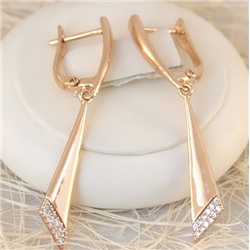 Серьги позолота H01-4697
