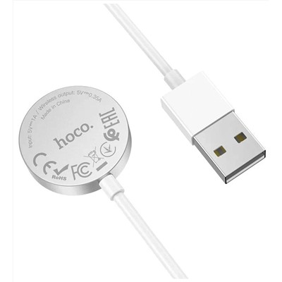 Кабель зарядки Hoco CW39 iWatch USB 1,7W 100см   (white)