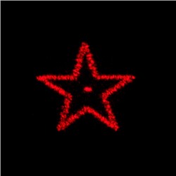 Лазерная указка, 5 видов луча, от батареек 3×LR44, красный луч, 6.8×1.3 см