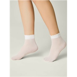 CONTE Тонкие носки с ажурным геометрическим рисунком JULIA