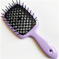 SUPERBRUSH Расческа для волос ЛИЛОВО-ЧЕРНАЯ