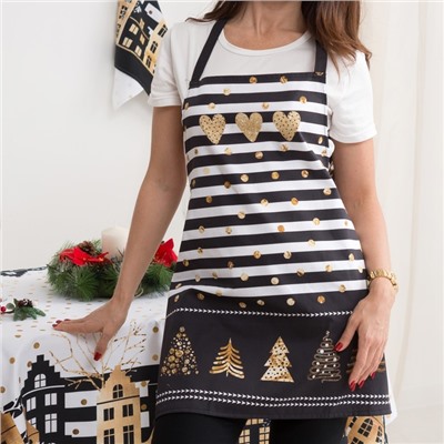 Фартук ««Этель»: Золотой город», 65×60 см, 100 % хлопок, саржа, 190 г/м²