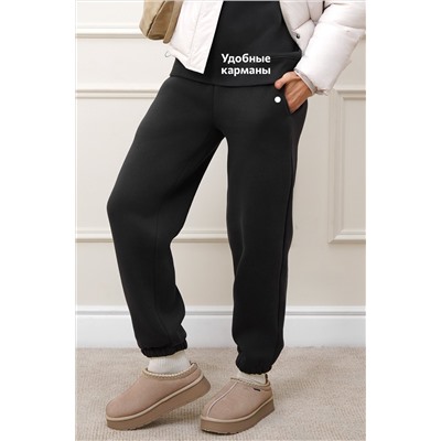 Женские брюки из футера с начесом Happyfox