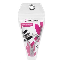 Frau Finger Кусачки маникюрные для кутикулы / Classic FN-206/7DP, спиральная пружина, ручная заточка, 7 мм
