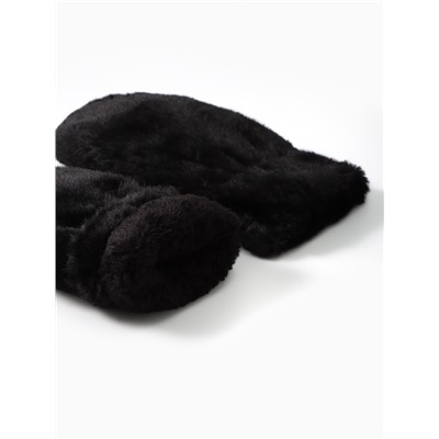 Варежки женские MINAKU, чёрные, размер 26×12 см