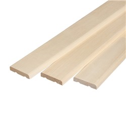 Наличник сращённый для бани «Добропаровъ», осина, сорт А, 2200×65×14 мм