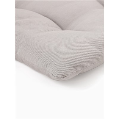 Подушка на стул «Этель» Kitchen, 42×42 см, светло-серая