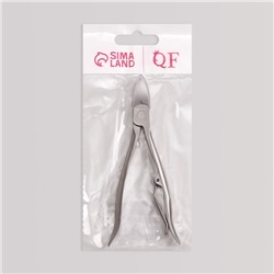 Кусачки педикюрные, эргономичная ручка, изогнутое лезвие, 12 см, длина лезвия-17 мм