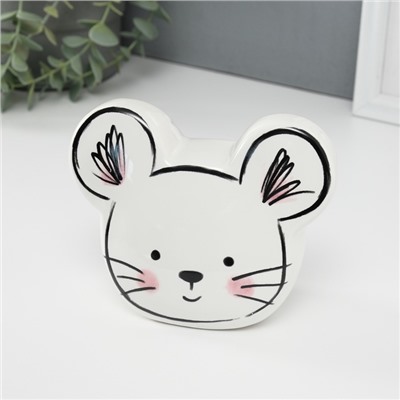 Копилка для денег «Милый мышонок», керамика, 8.9×14.8×11.8 см