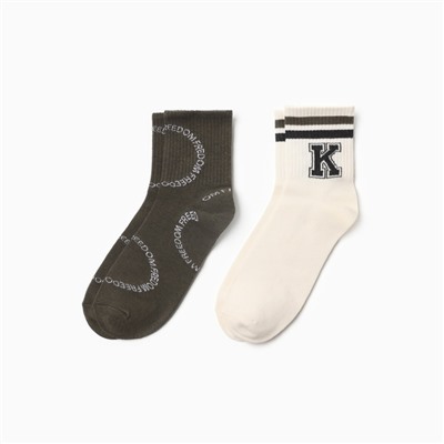 Носки женские KAFTAN Freedom, набор 2 пары, размер 36-40 (23-25 см)