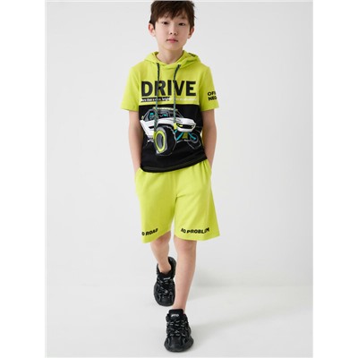 Комплект трикотажный для мальчиков: джемпер (футболка), шорты