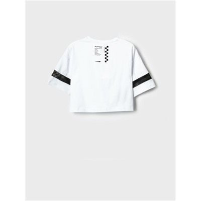 Фуфайка трикотажная для девочек (футболка)