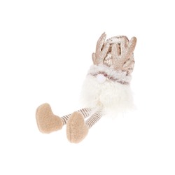 Фигура текстиль «Гном лосяш» 33 см, 1 LED, от батареек AG10×3, свечение тёплое белое