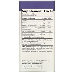 Nordic Naturals, Nordic Immune Daily Defense, 90 Soft Gels