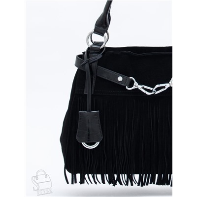 Сумка женская кожаная 98400MSS black Velina Fabbiano-Safenta