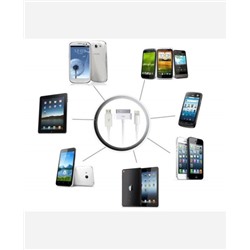 Универсальный кабель 3 в 1 для зарядки от usb для iPhone, IPad и Mini Usb-совместимых девайсов 904653