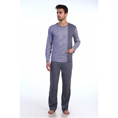 Домашний костюм "СЕРЖ" серый