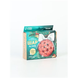 УЦЕНКА Набор для творчества «Елочный шар своими руками» из красных прозрачных бусин