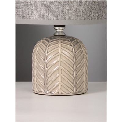 Лампа настольная RISALUX «Пегас», 40 Вт, Е14, серый, 16×16×25 см