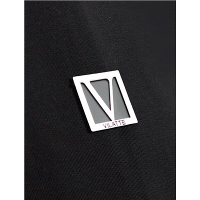 Свитшот с воротом стойкой на молнии из эластичного футера двухнитки