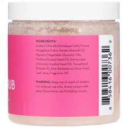 Pure Body Naturals, Скраб из гималайской розовой соли, 340 г