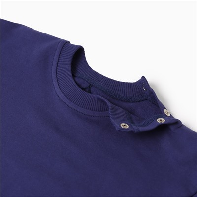 Комбинезон детский MINAKU темно-синий, рост 56-62 см