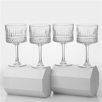 Бокалы для вина Paşabahçe ELYSIA, 500 мл, набор 4 шт., стекло, прозрачные