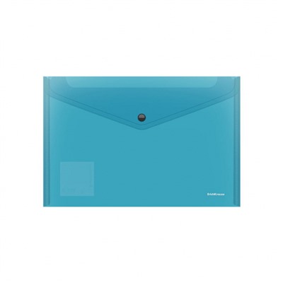 Папка с кнопкой  А4 140мкм 47043 Fizzy полупрозрачная ErichKrause