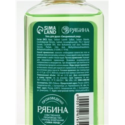 Подарочный набор новогодний: гель для душа, крем для рук и пилка для ногтей, аромат яблоко, URAL LAB