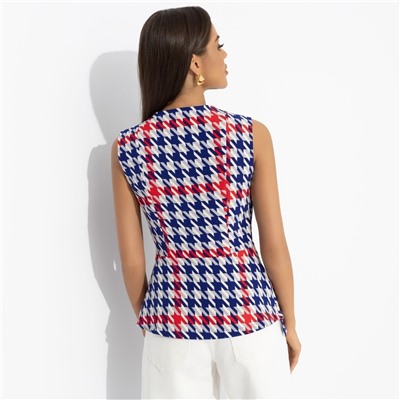 Жилет приталенного силуэта, Стильный лидер (эффектный)