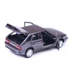 Машина металл LADA -2114 "Samara" 12 см. (двер, баг, баклажан) инерц., в коробке