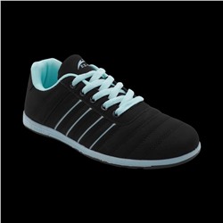 Кроссовки 5140-4 черно голубые