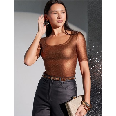 VILATTE Футболка D49.120